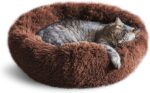 Cat Bed, Cat Beds for Indoor Cats Washable, Small Dog Bed Calming Pet Bed, Cat Beds & Furniture, Large Cat Bed, Kitty Kitten Bed